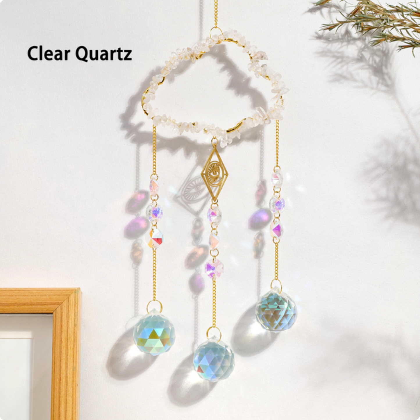 Crystal Cloud Pendant Suncatcher Hanging