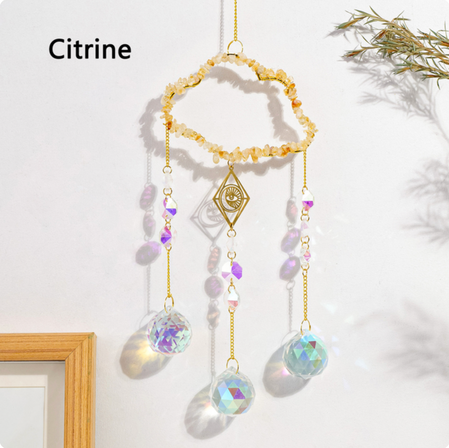 Crystal Cloud Pendant Suncatcher Hanging