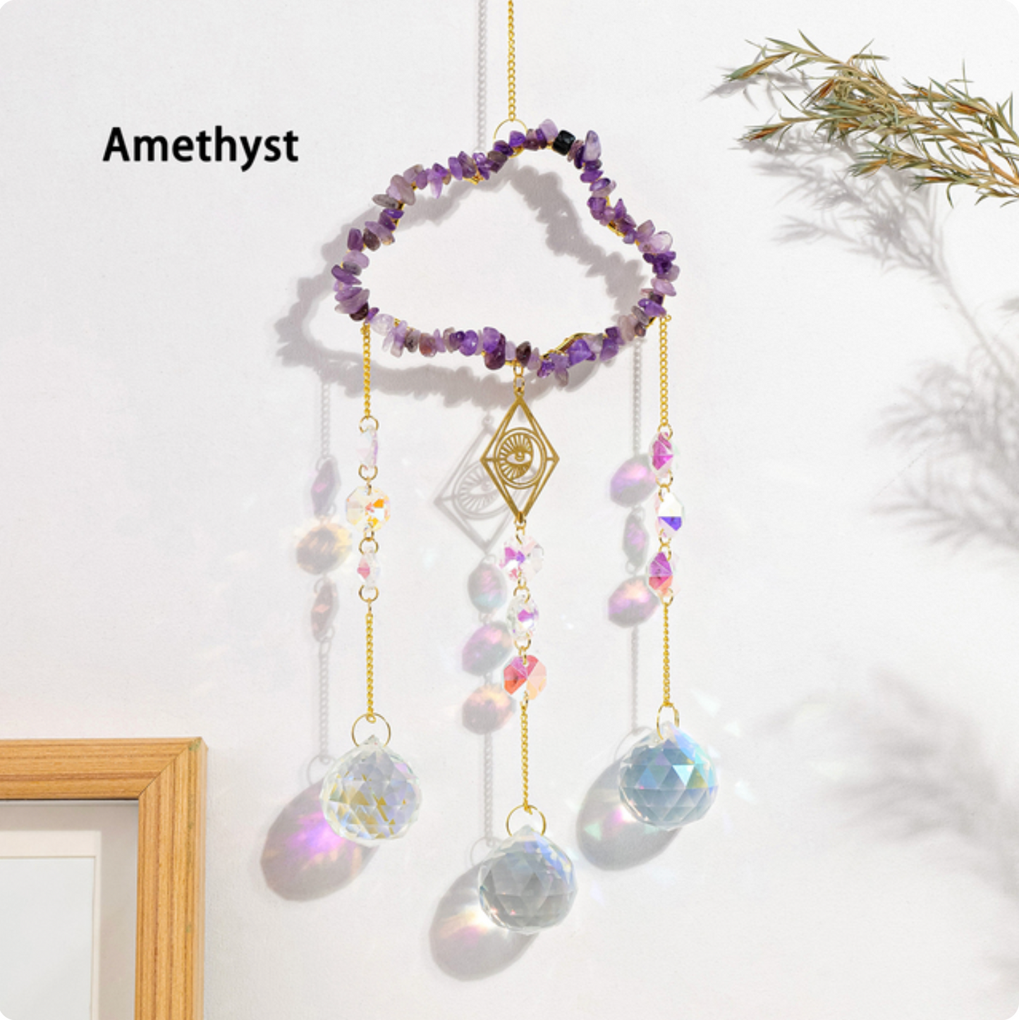 Crystal Cloud Pendant Suncatcher Hanging