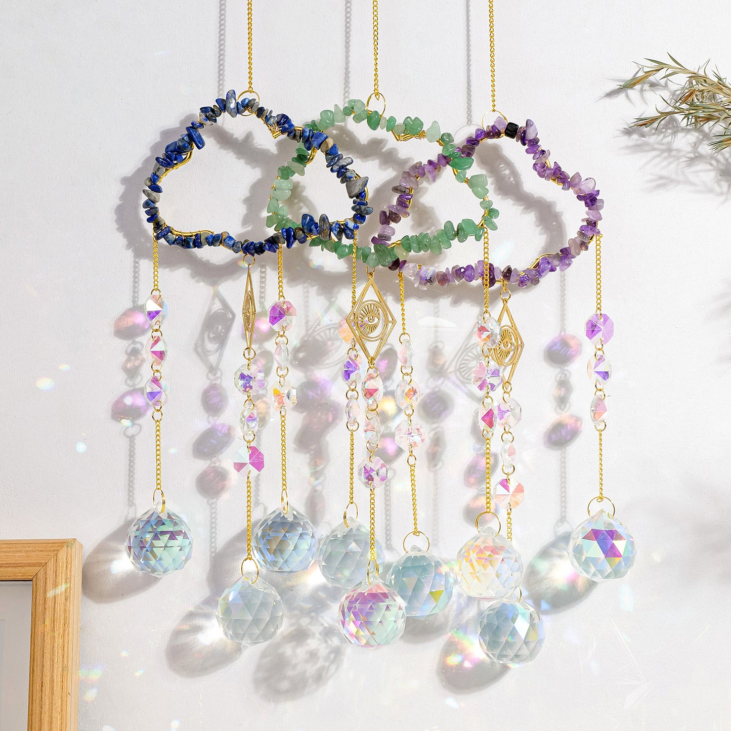 Crystal Cloud Pendant Suncatcher Hanging