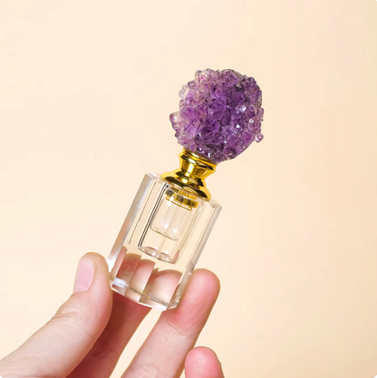 Crystal Gem Stone Essential Oil Bottle