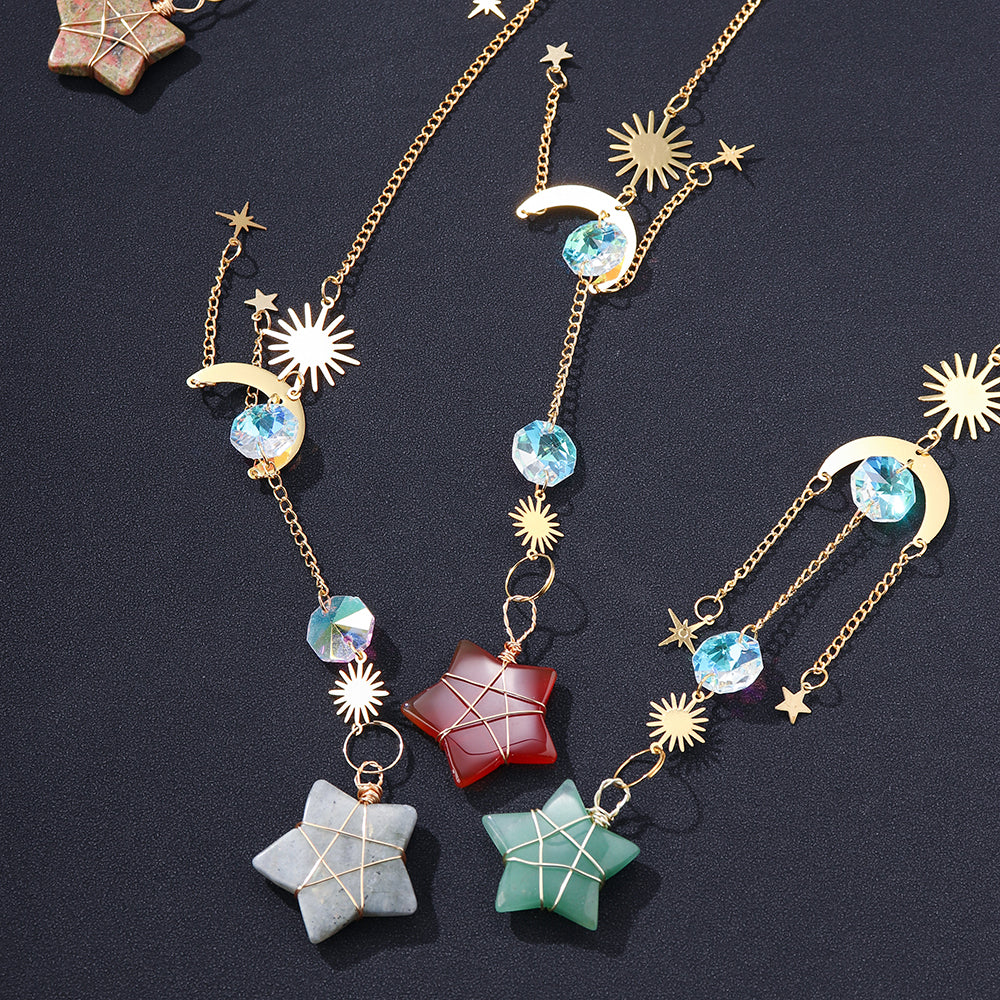 Crystal Star Pendant Sun Catchers Decor