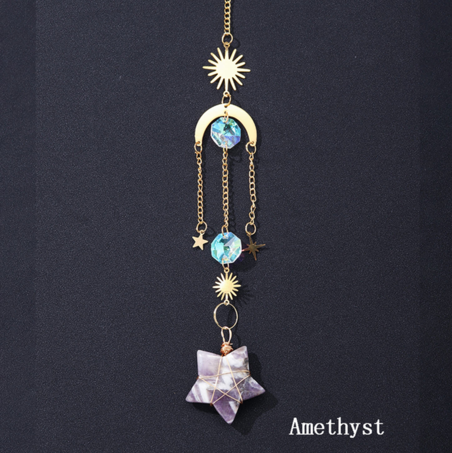 Crystal Star Pendant Sun Catchers Decor