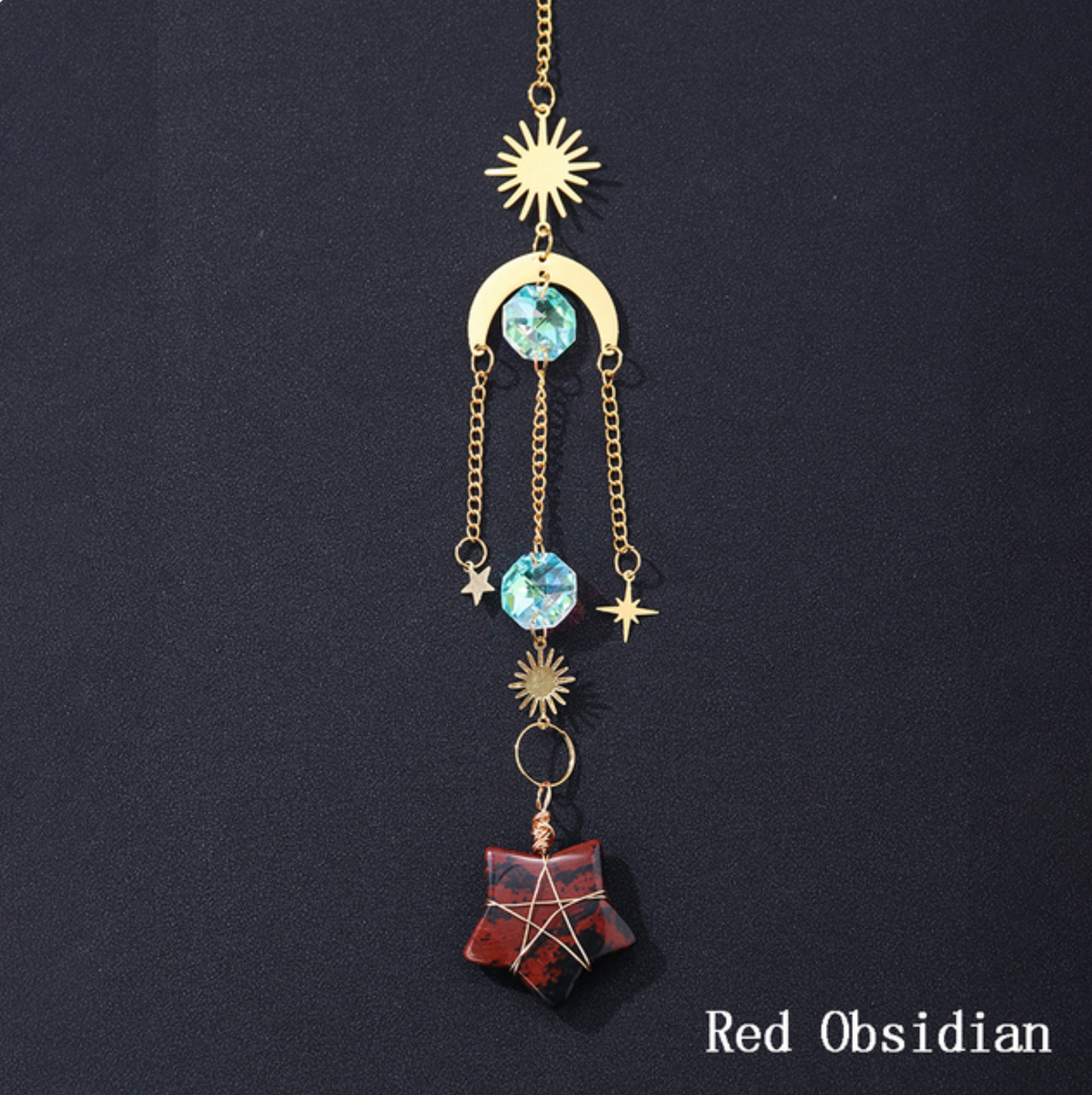 Crystal Star Pendant Sun Catchers Decor