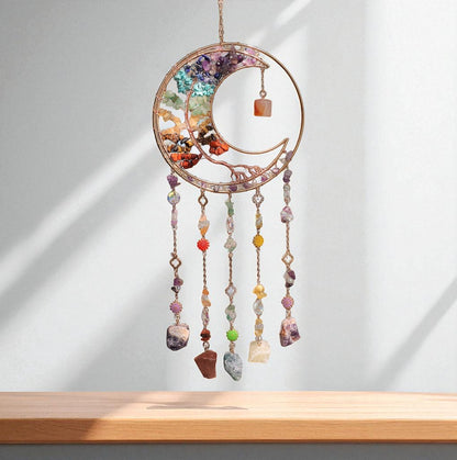 Crystal Tree of Life Moon Sun Catchers