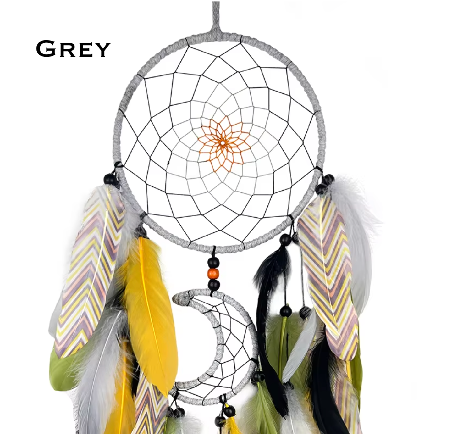 Festive Colorful Feather Dream Catcher