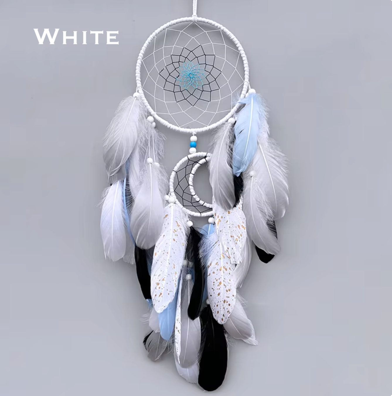 Festive Colorful Feather Dream Catcher