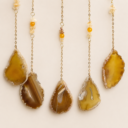 Fortune Citrine Tree of Life Suncatcher