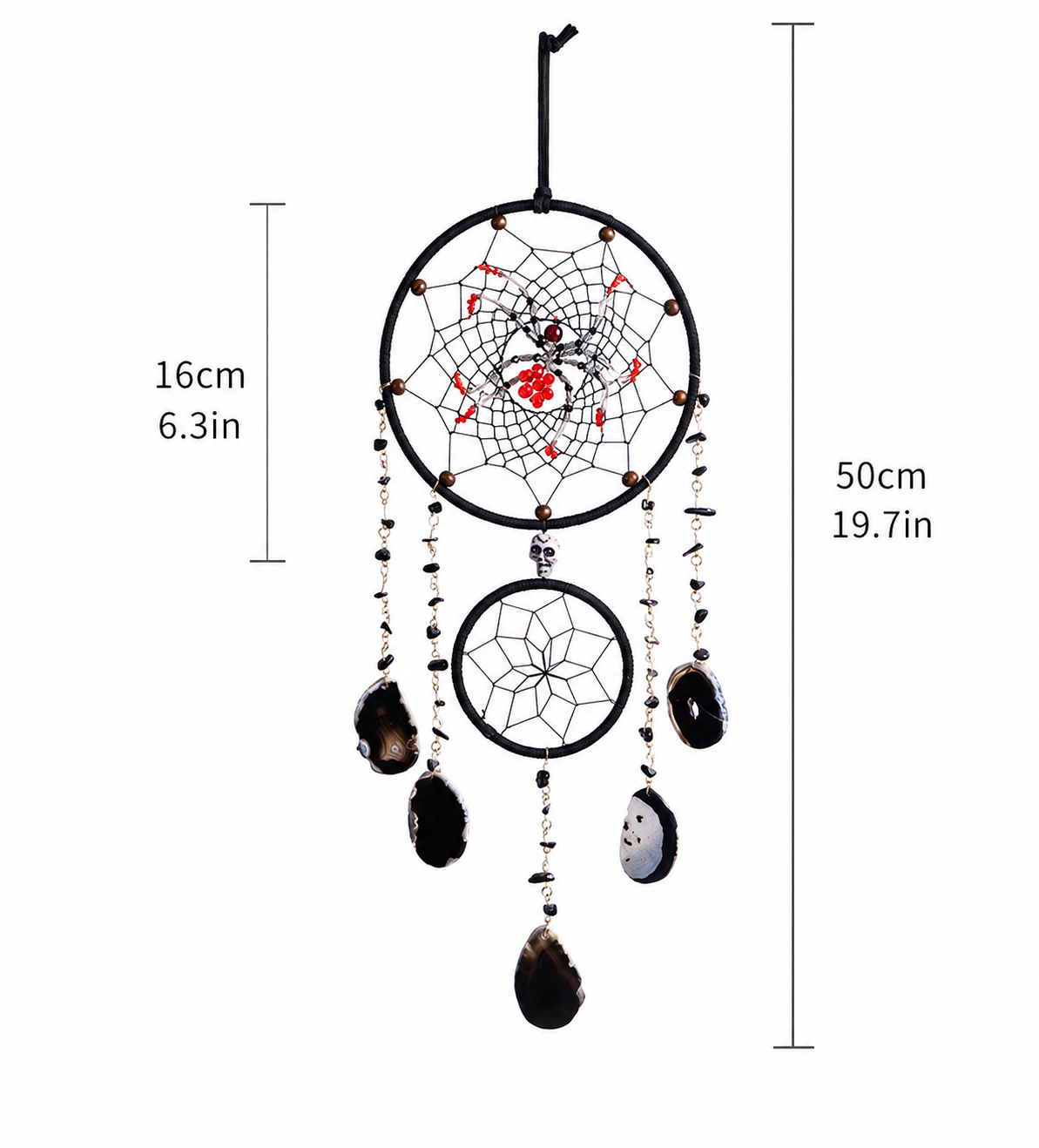 Halloween Spider Dream Catcher Wall Hanging Decor