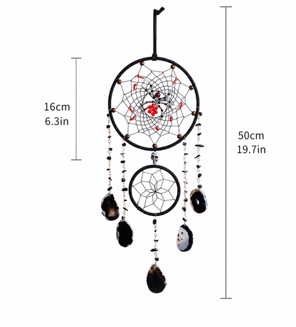 Halloween Spider Dream Catcher Wall Hanging Decor