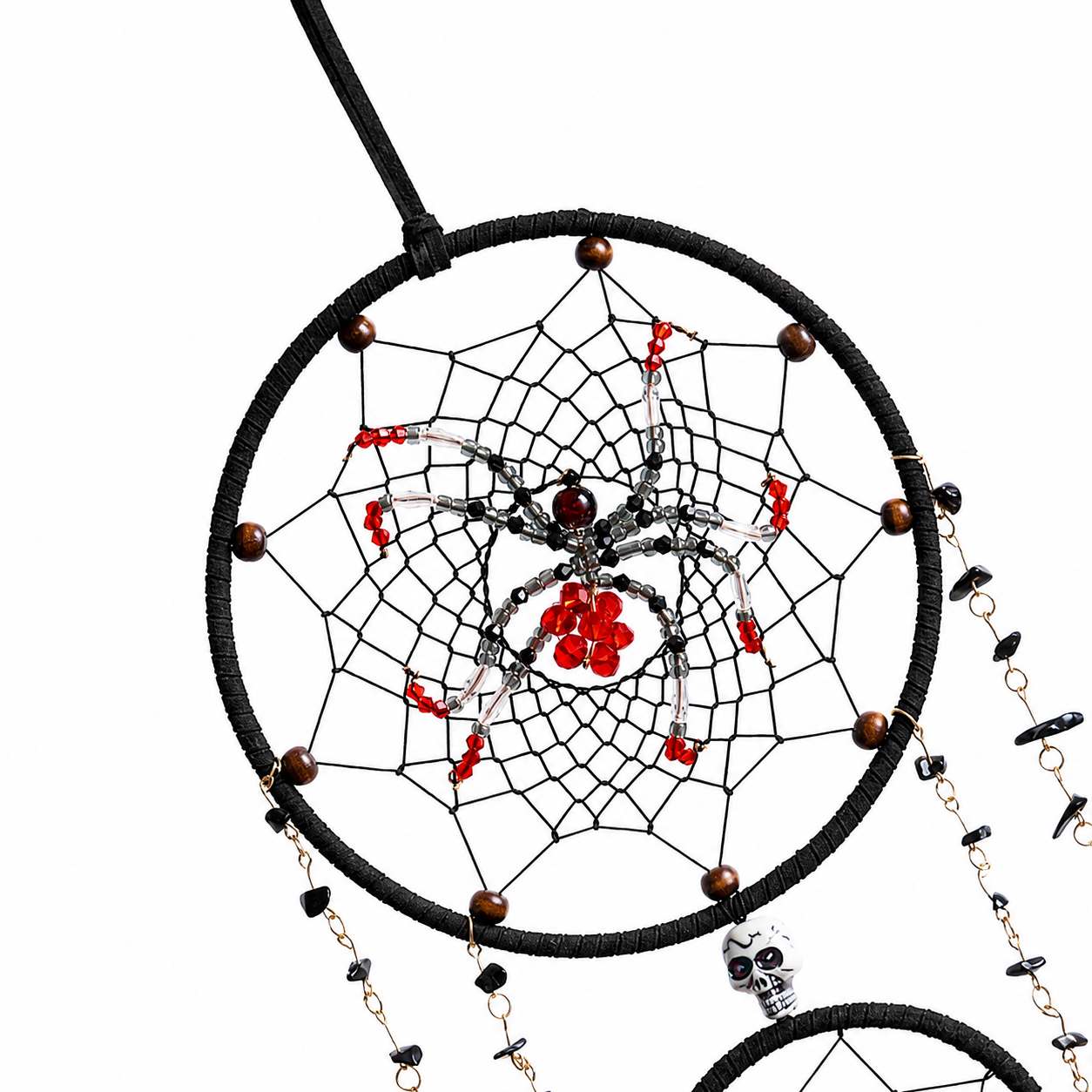 Halloween Spider Dream Catcher Wall Hanging Decor