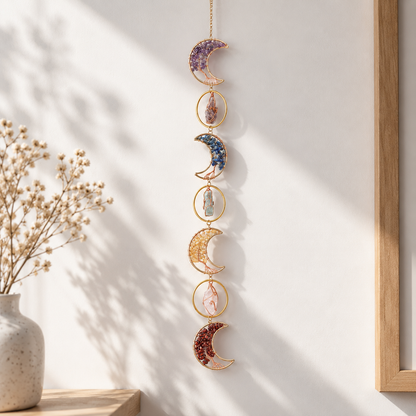 Moon Tree of Life Crystal Suncatcher