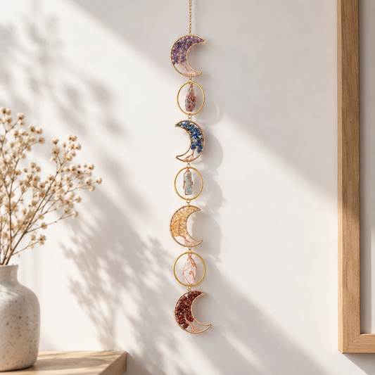 Moon Tree of Life Crystal Suncatcher
