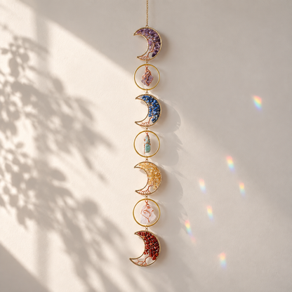 Moon Tree of Life Crystal Suncatcher