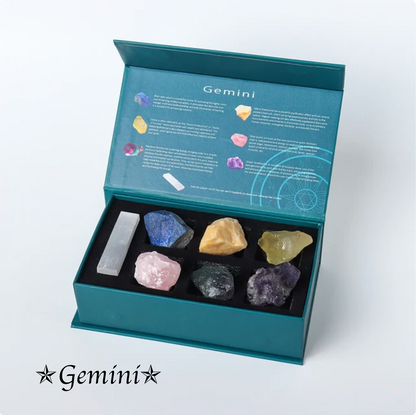 Zodiac Gemstone Guardian Gift Set - 12 Constellations