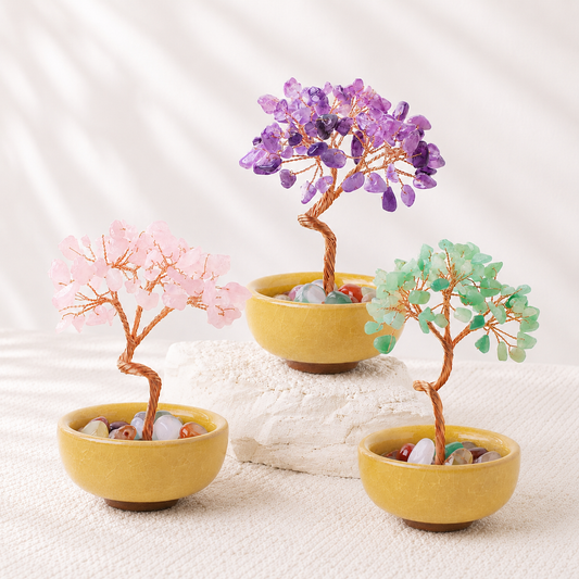 Tree of Life Crystal Stone Bowl