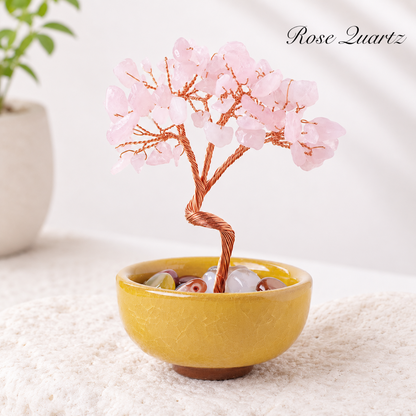Tree of Life Crystal Stone Bowl