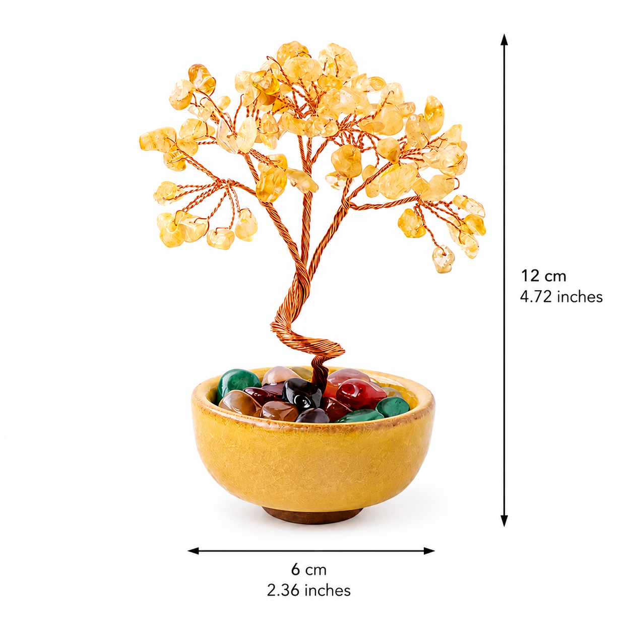 Tree of Life Crystal Stone Bowl