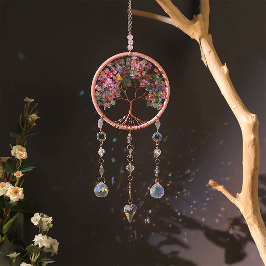 Tree of Life Crystal Suncatchers