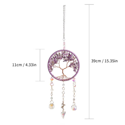 Tree of Life Crystal Suncatchers