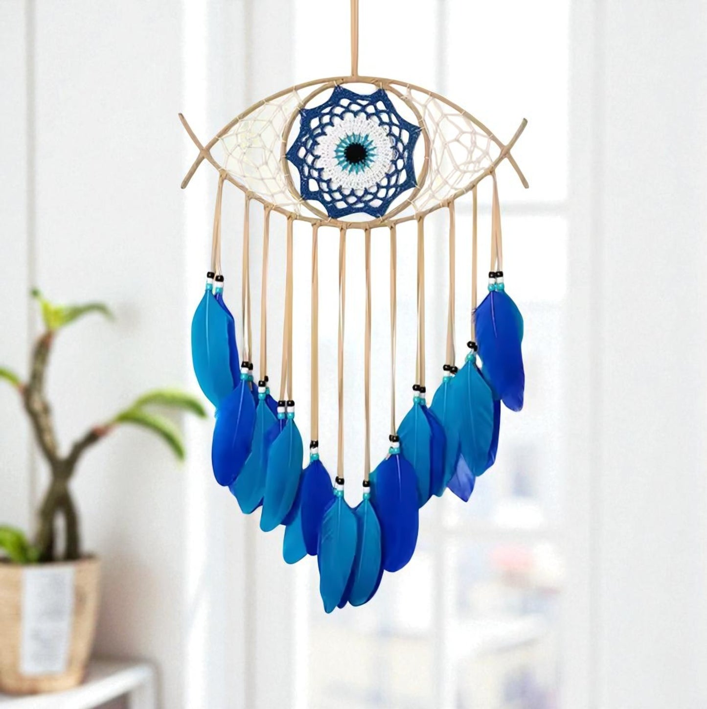 Evil Eye Dream Catcher Hanging