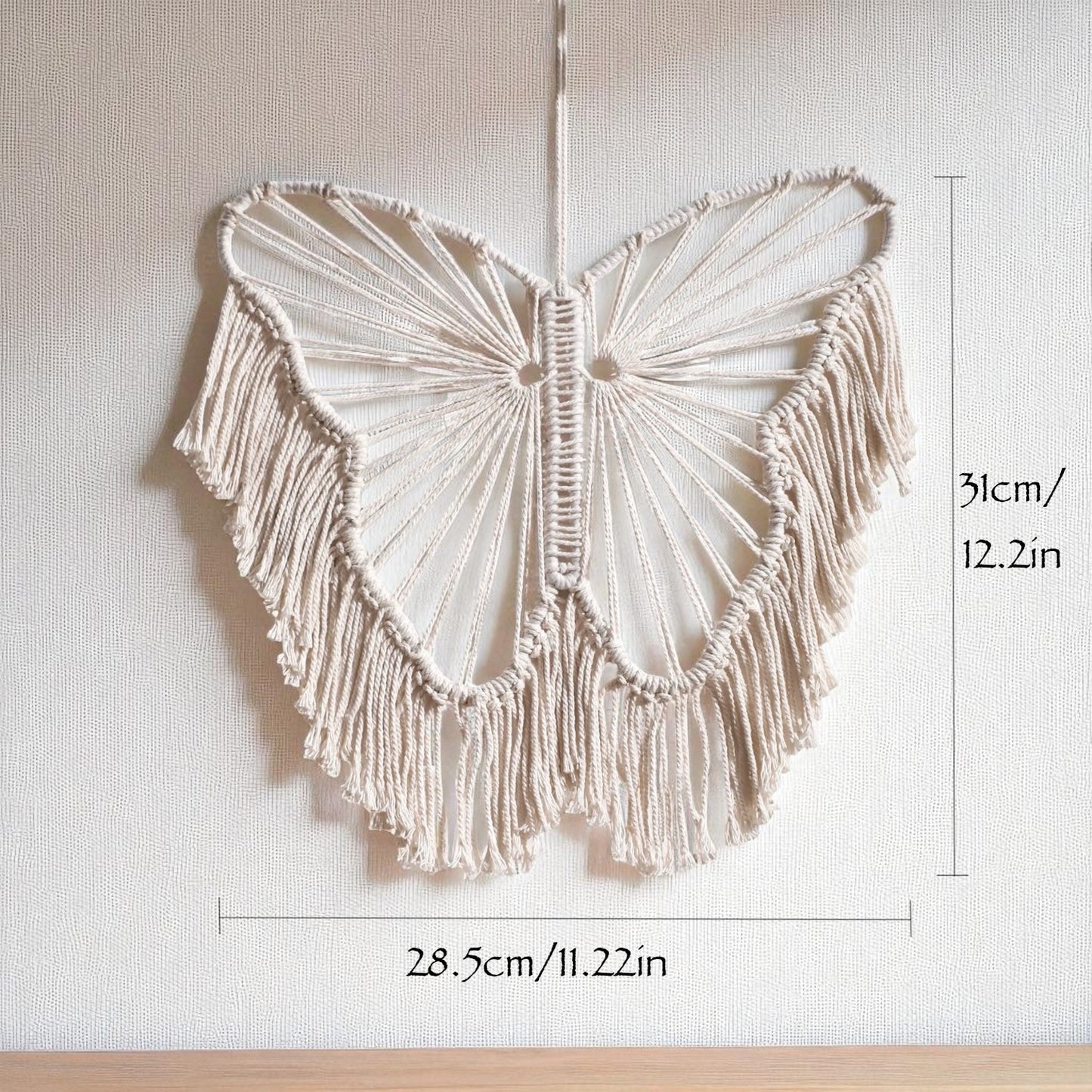 Butterfly Macrame Tassel Wall Hanging