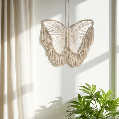 Butterfly Macrame Tassel Wall Hanging