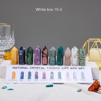 10 Pcs Crystal Wand Collection Gift Set