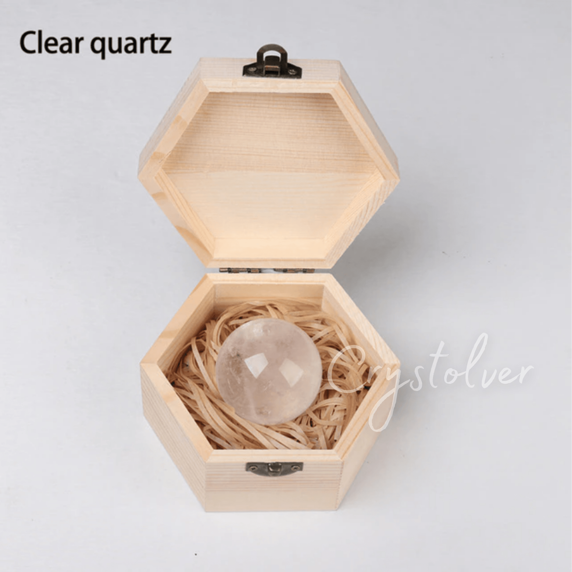 Healing Crystal Gemstone Ball with Box - Crystolver | Healing Crystal Gift Shop