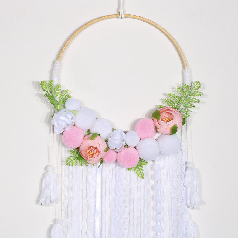 Flowers Dream Catcher Hoop