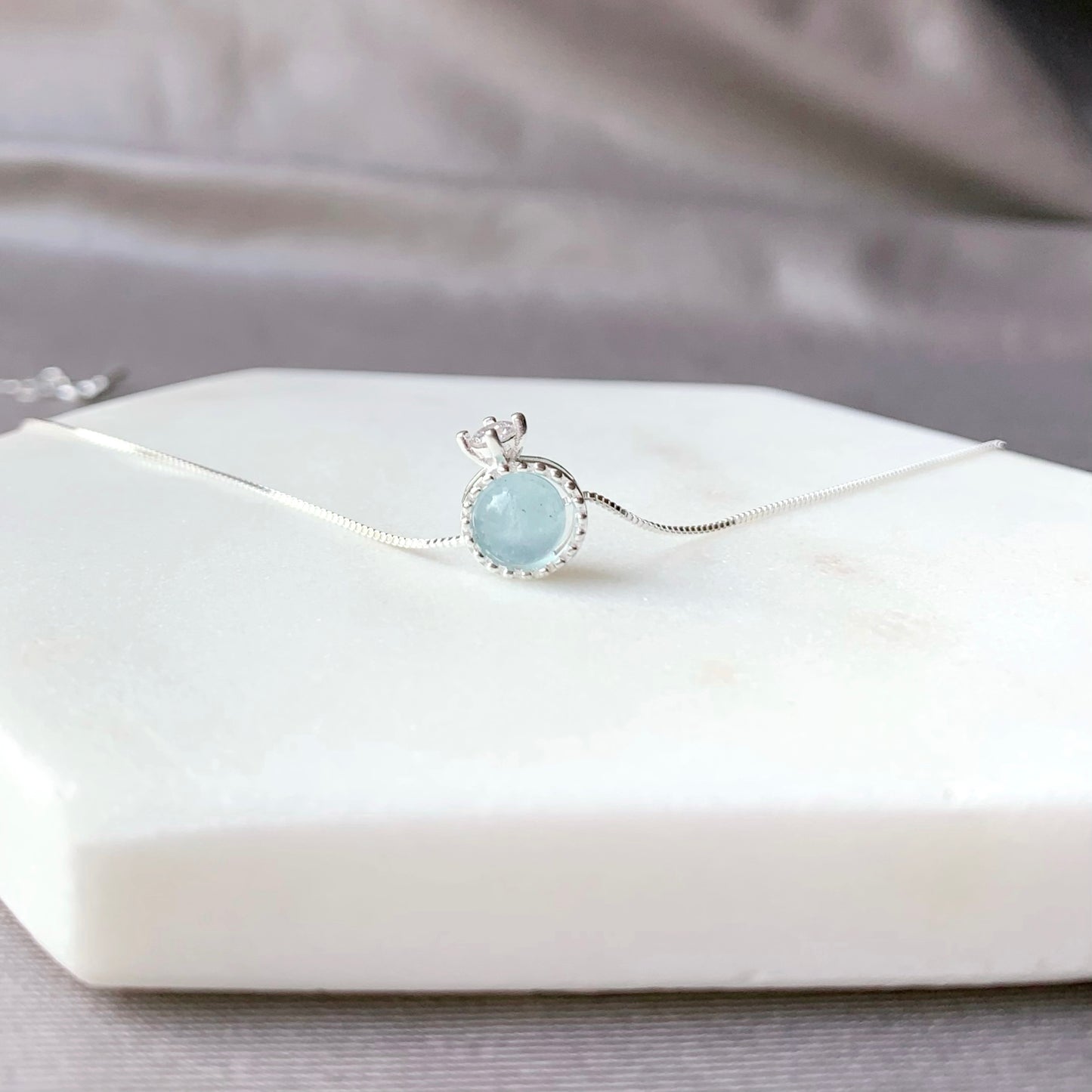 Diamond Ring Gemstone Necklace