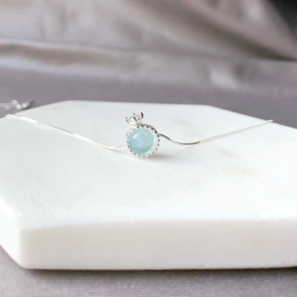 Diamond Ring Gemstone Necklace