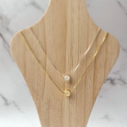 Minimalist Sterling Silver Gemstone Necklace - Crystolver | Healing Crystal Gift Shop
