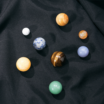 8 Gemstone Planets Solar System Kit