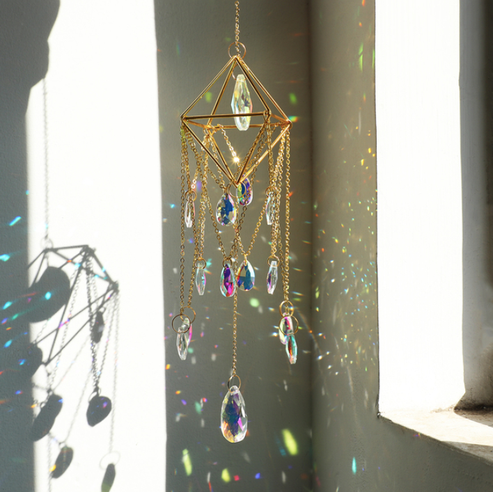 Chandelier Crystal Prism Suncatcher - Teardrop