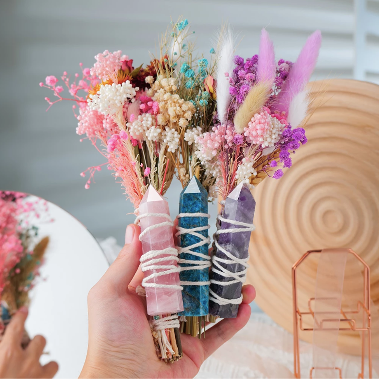 Crystal Wand Bouquet Flower