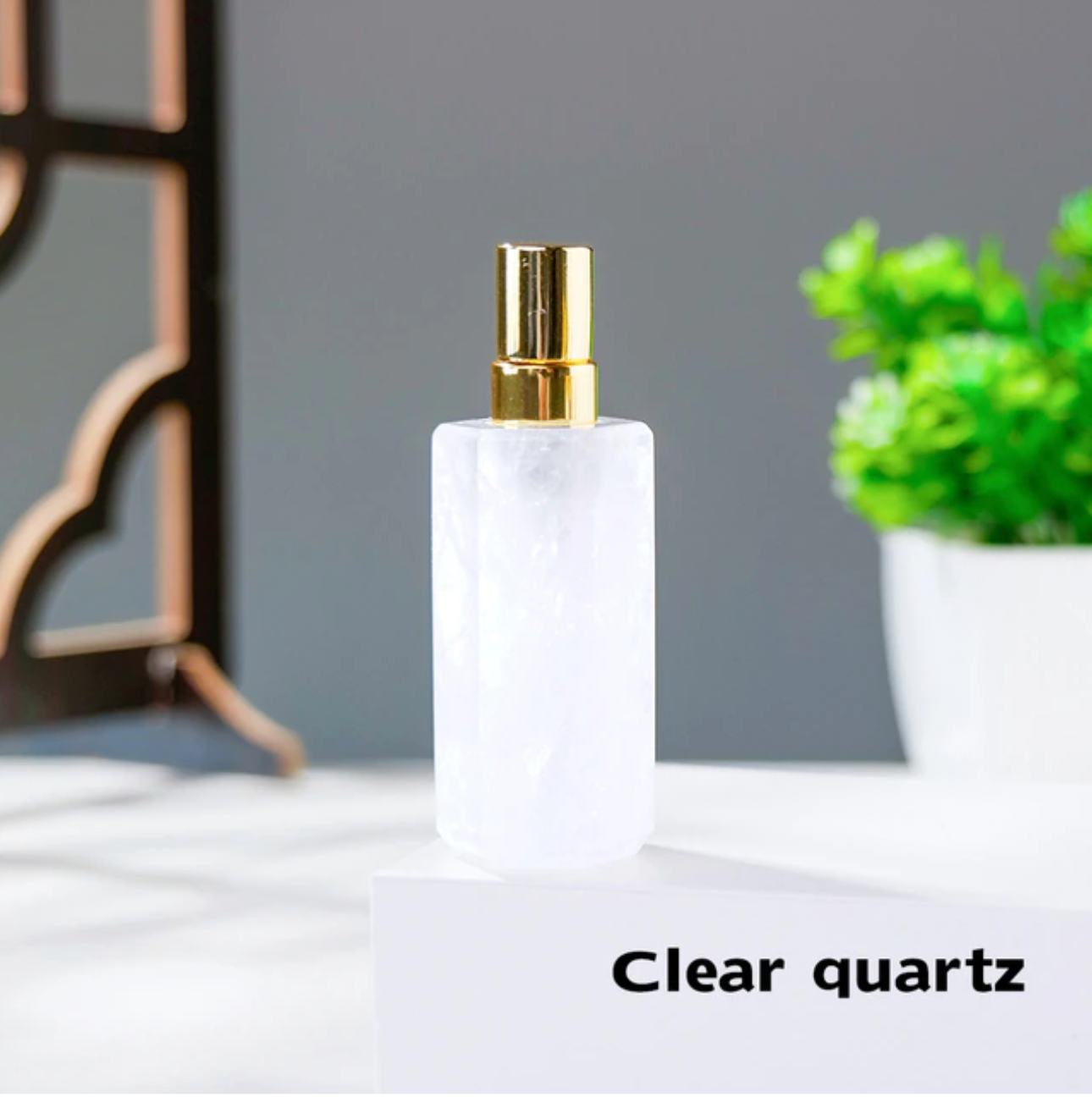 Natural Crystals Gemstone Perfume Bottle