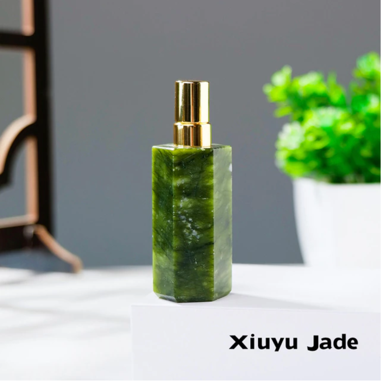 Natural Crystals Gemstone Perfume Bottle