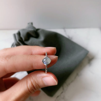 Moonstone Gemstone Ring