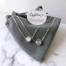 Moonstone Minimalist Sterling Silver Necklace