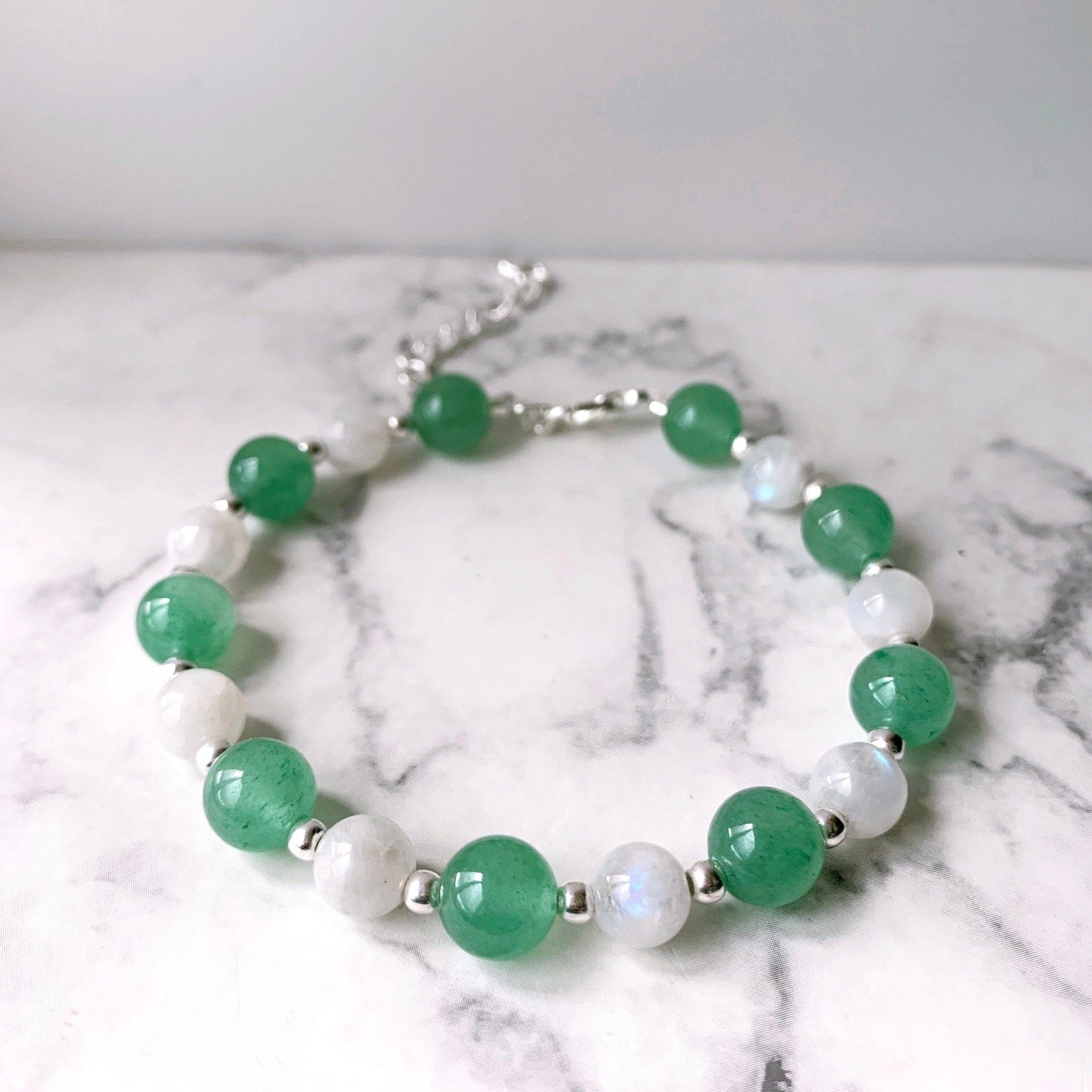 Emotion Calming Aventurine Bracelet - Crystolver | Healing Crystal Gift Shop