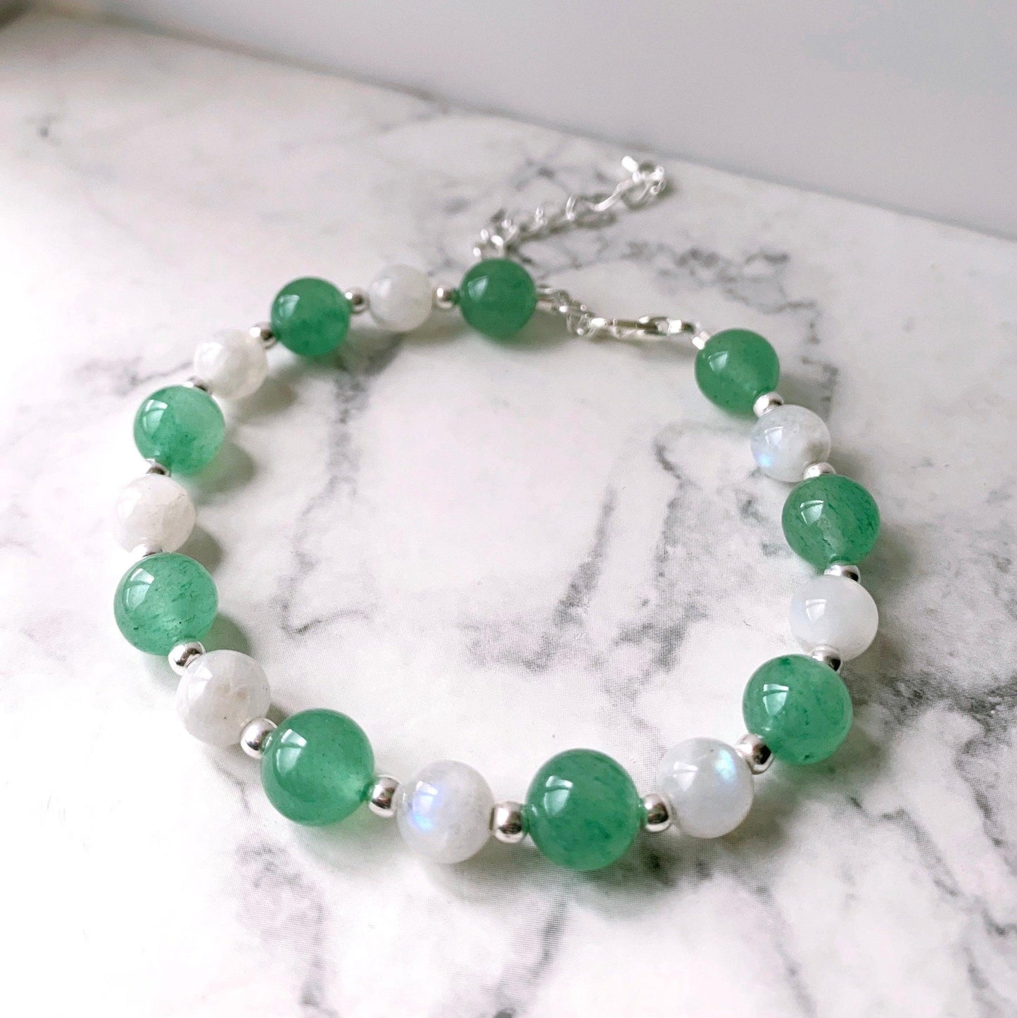 Emotion Calming Aventurine Bracelet - Crystolver | Healing Crystal Gift Shop