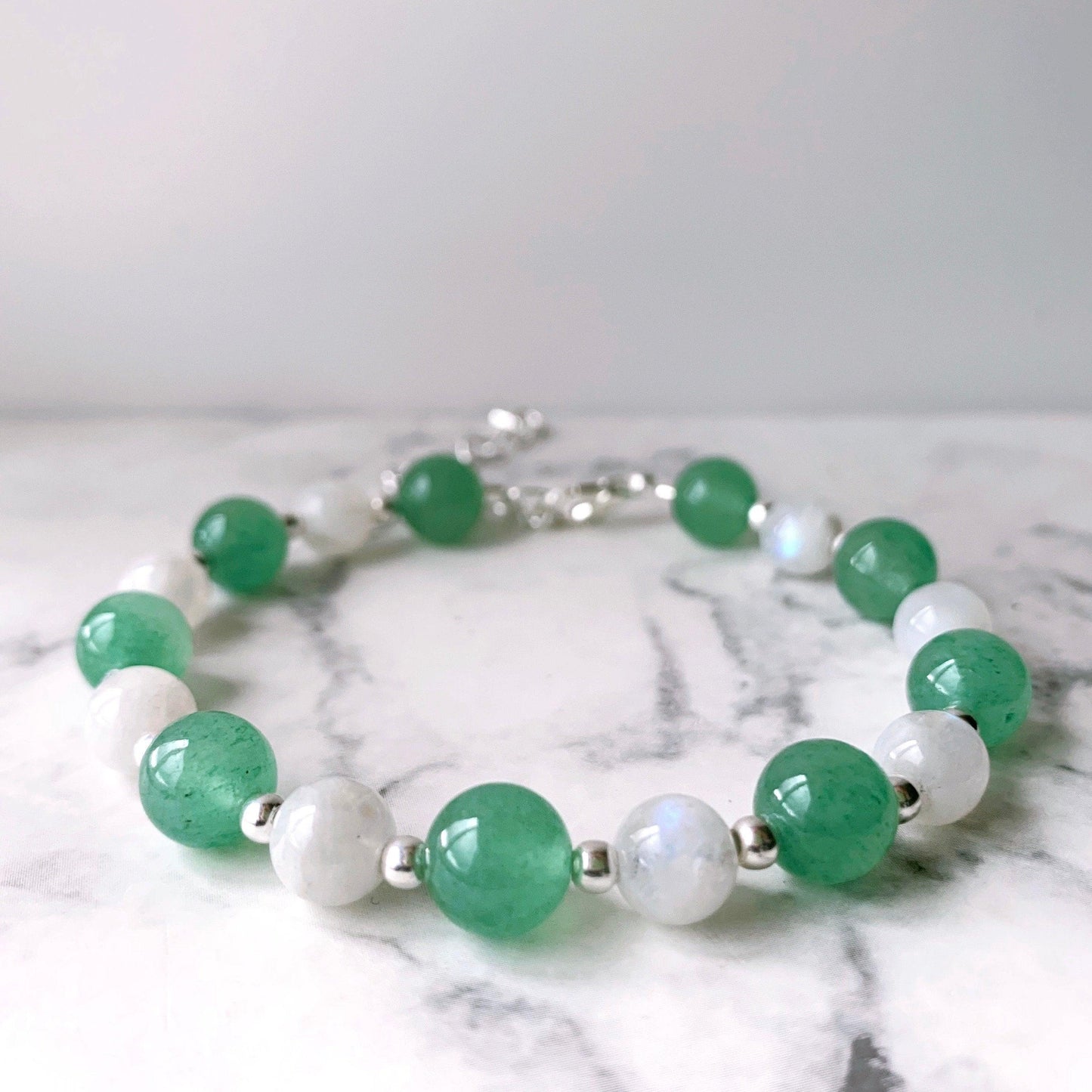 Emotion Calming Aventurine Bracelet - Crystolver | Healing Crystal Gift Shop