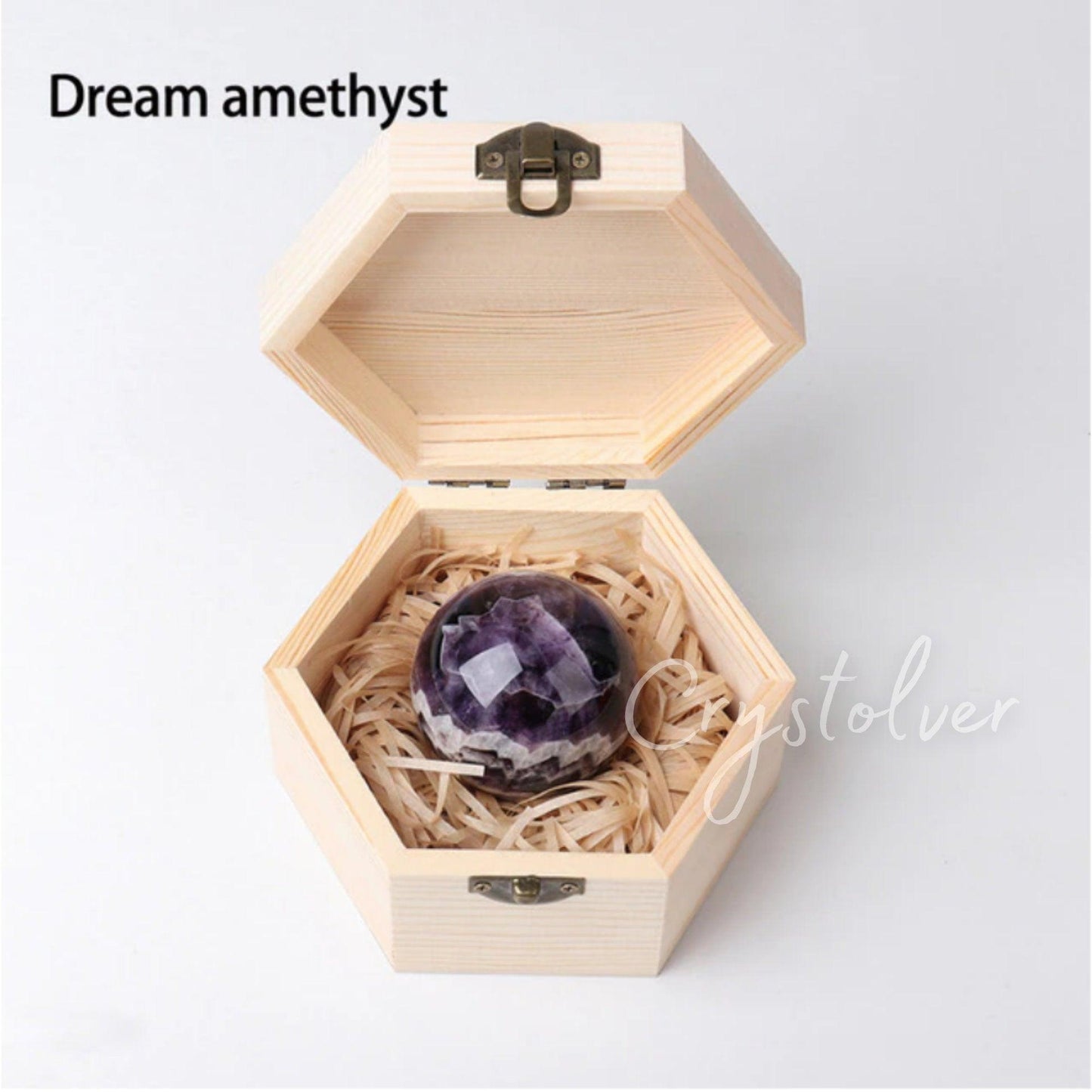 Healing Crystal Gemstone Ball with Box - Crystolver | Healing Crystal Gift Shop